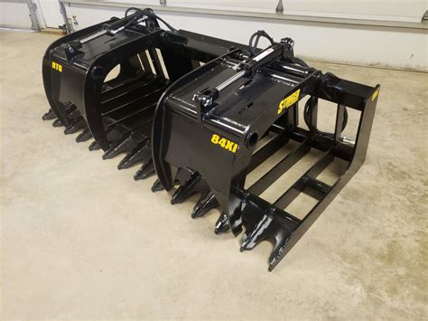 homade skid steer grapple|heavy duty skid steer attachments.